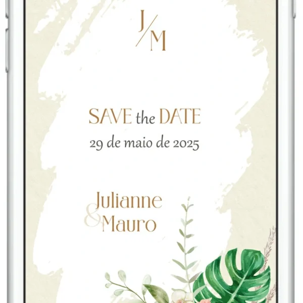 Save the Date - Tropical